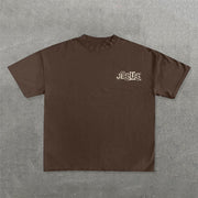 Y'all Need Jesus Print Short Sleeve T-Shirt
