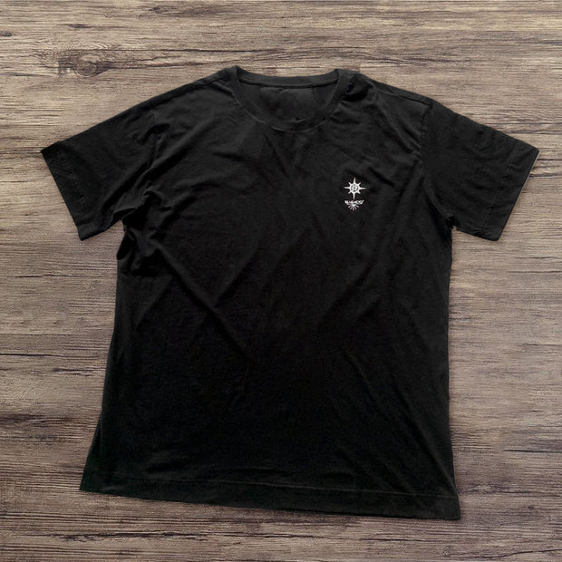 Rock Fashion Gradient Print Fashion T-shirt