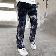 Tie Dye Fashion Vintage Print Casual Trousers