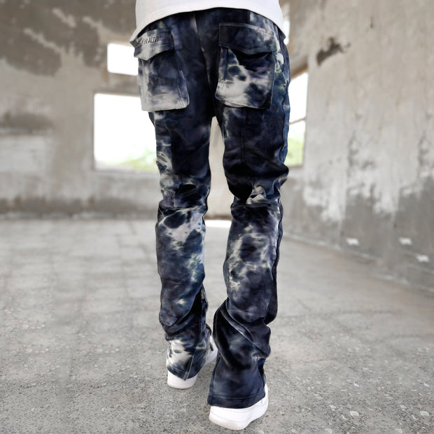 Tie Dye Fashion Vintage Print Casual Trousers