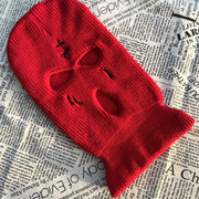 Funny CS Embroidered Knit Hat Headgear