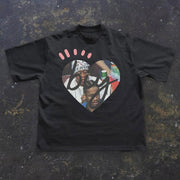Believe In Yourself Print Short Sleeve T-Shirt