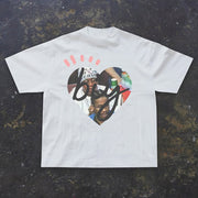 Believe In Yourself Print Short Sleeve T-Shirt
