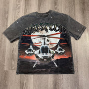 Godspeed Airplane Print Short Sleeve T-Shirt