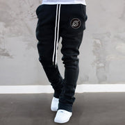 Fashion brand printed casual street trousers