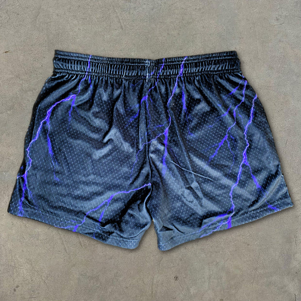 Bleach Anime Print Mesh Shorts