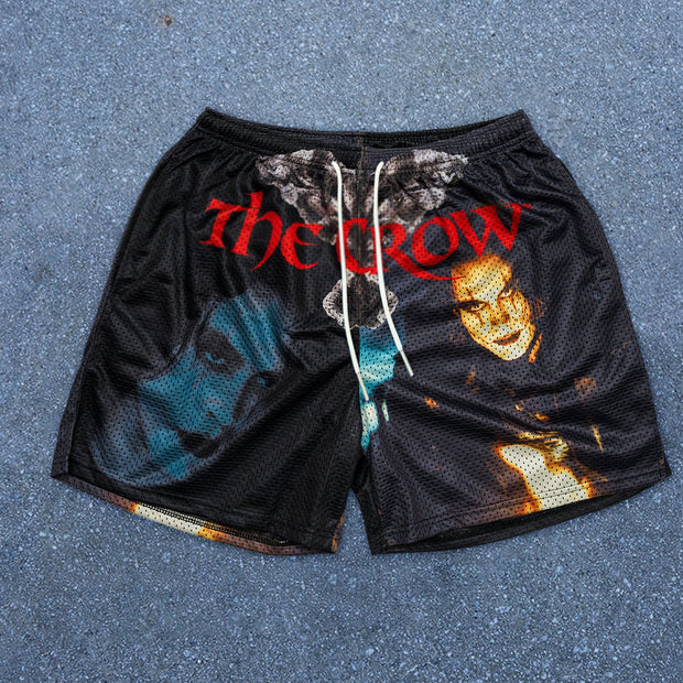 Trendy Casual Fashion Retro Mesh Shorts