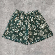 Fashion statement cashew nut flower sports shorts