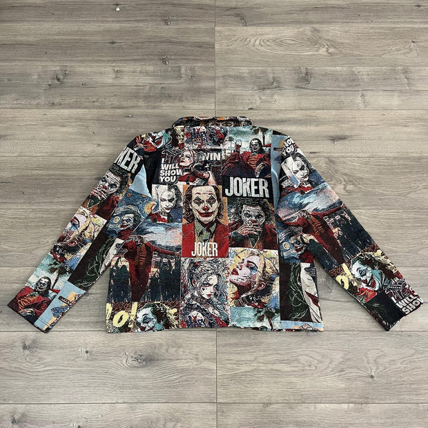 Joker & Quinn Print Zipped Jacket
