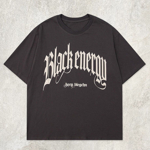 Casual Letter Graphic Tee