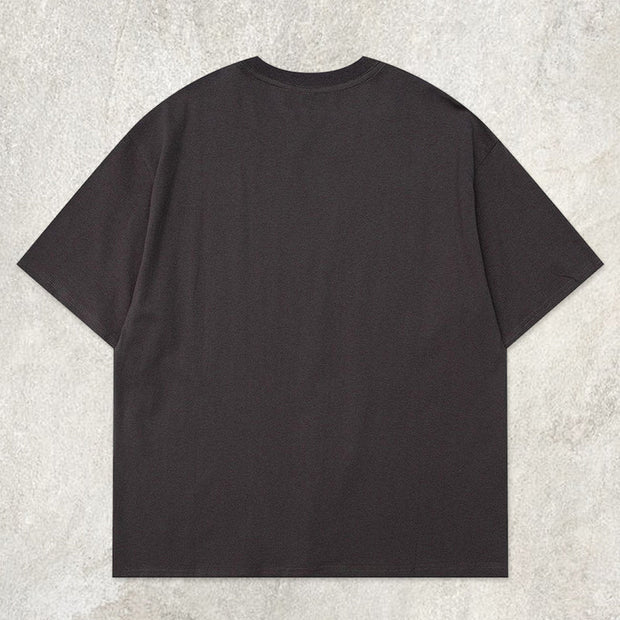 Casual Letter Graphic Tee