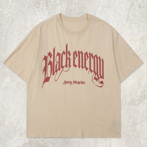 Casual Letter Graphic Tee