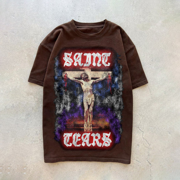 Faith Vintage Casual Hip Hop T-Shirt