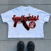 Masked Thug Casual Street Vintage T-Shirt