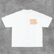 Rapper The Life Of Pablo Print Short Sleeve T-Shirt