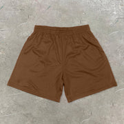Casual Jesus Pattern Vintage Mesh Shorts