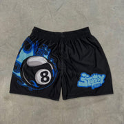 Casual Personality Sports Mesh Shorts