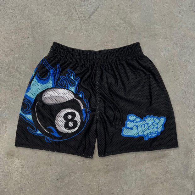 Casual Personality Sports Mesh Shorts