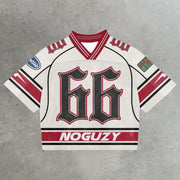 NO.66 Casual Street Retro Mesh Jersey