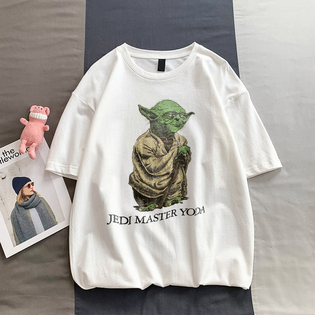 Funny print street casual T-shirt