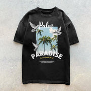 Trendy Art Plaid Print T-Shirt