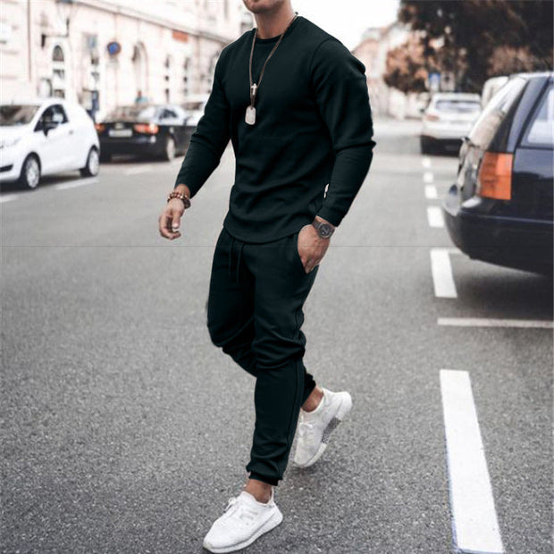 Two-piece long-sleeved casual suit