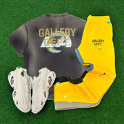Personalized Letter Print T-shirt Sweatpants Two Piece Set