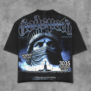 Personalized Statue Print Short Sleeve T-Shirt