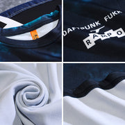 Tie-dye plus size round neck T-shirt