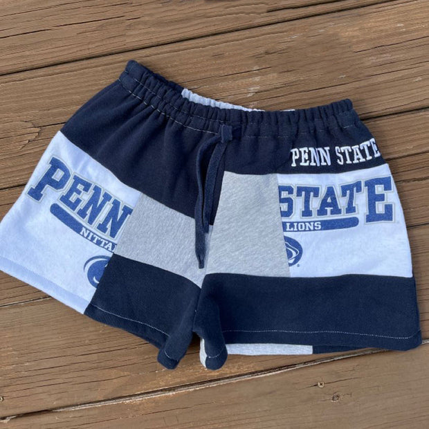 Colorful Panel Casual Varsity Shorts