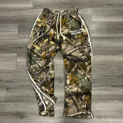 Street tree camouflage design zipper casual trousers