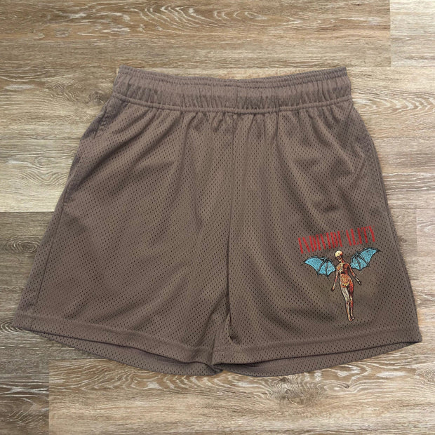 Retro Casual Fashion Sports Mesh Shorts