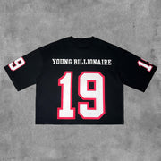 Young Billionaire Print Short Sleeve T-Shirt