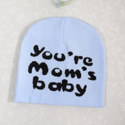 Knitted pullover English letter Y2K jacquard men's and women's hats