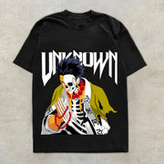 Fashion personality round neck oversized short-sleeved T-shirt