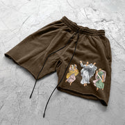 Jesus Faith Vintage Scattered Street Shorts