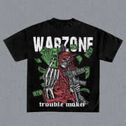 Personalized print fashion short-sleeved T-shirt
