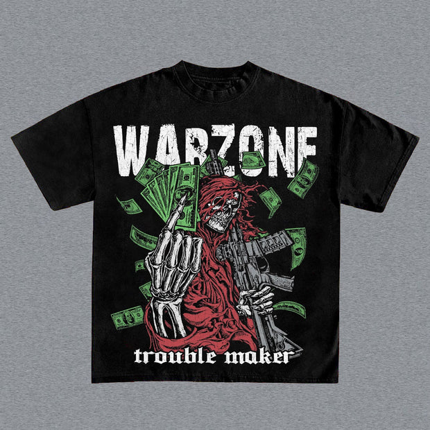 Personalized print fashion short-sleeved T-shirt
