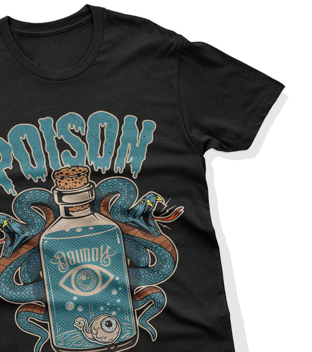 POISON Printed Short Sleeve T-Shirt