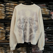 My Lord And Savior Can Save You Too Print Sweatshirt