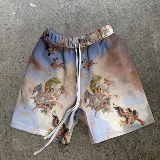 Personalized printing casual shorts men