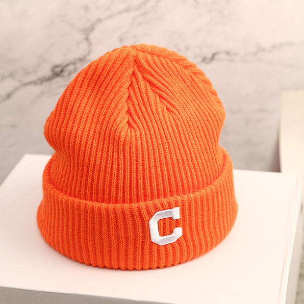 Knitted woolen cap, light board, warm men's and women's ear caps