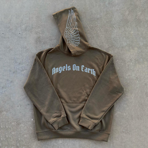 Angels on the Metro Casual Hoodie