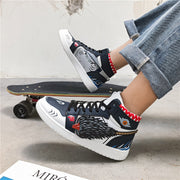 Limited Graffiti Dragon Sports High Top Street Sneakers