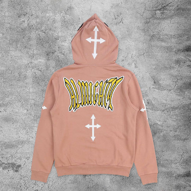 Casual screaming cross street home sports hoodie