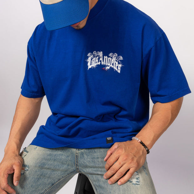 Trendy Print Los Angeles Short Sleeve T-Shirt