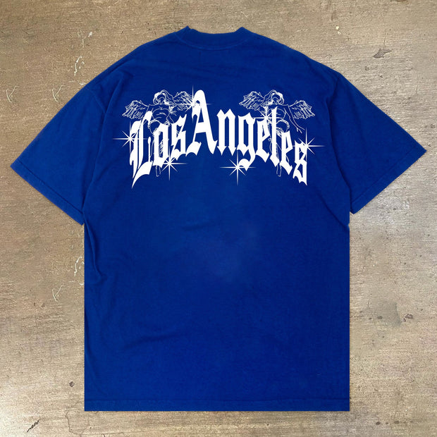 Trendy Print Los Angeles Short Sleeve T-Shirt