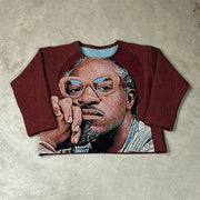 Fashion Character Print Long Sleeve Sweatshirt