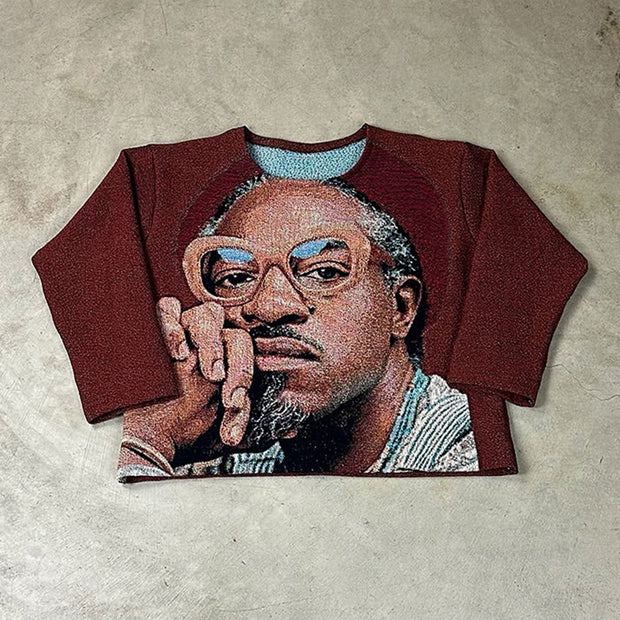 Fashion Character Print Long Sleeve Sweatshirt