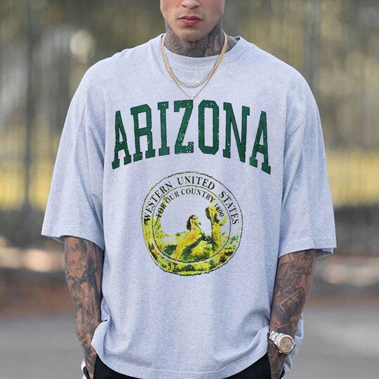 Personalized casual round neck T-shirt men